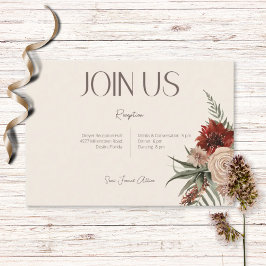 Recepción floral Boho Rust & Cream Fall