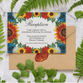 Recepción floral de verano en el patio trasero