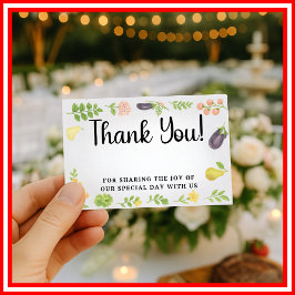 Recepción Fresh Off The Market Gracias Tarjeta De Afiliación