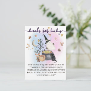 Recepción Halloween Género revela libros para tarjeta de beb