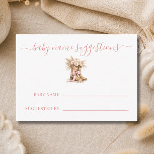 Recepción Ideas de nombres para tarjeta de baby shower de va