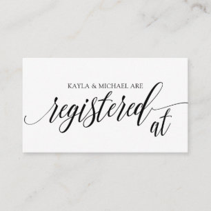Recepción Inserciones de la tarjeta de registro del Boda de 