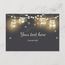 Insertar tarjeta Masón ruso Jars Chalk luces de ca