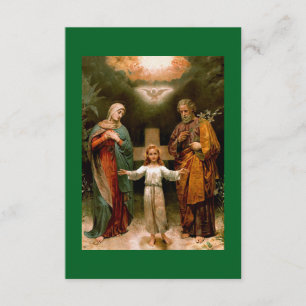 Recepción la Tarjeta de la Sagrada Familia
