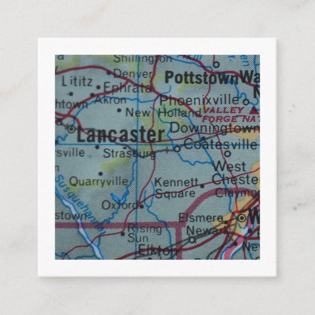 Recepción Lancaster Hemos movido nueva tarjeta de dirección (Anverso)