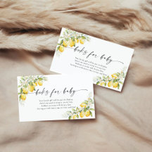 Lemon Citrus Books Para Tarjeta De Alojamiento Par