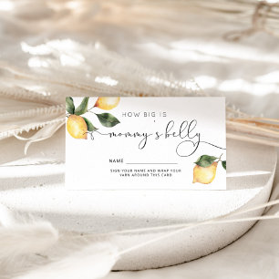 Recepción Lemon: ¿qué tan grande es la tarjeta de cercado de