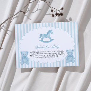 Recepción Libros Azules de Caballos de Rocas para Tarjeta de