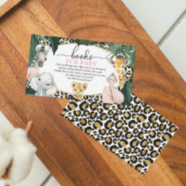 Recepción Libros de animales salvajes de Safari para tarjeta