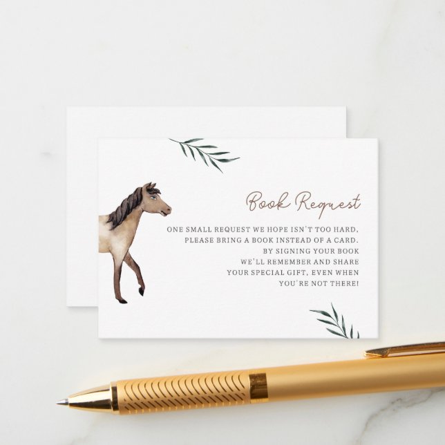 Recepción Libros de Caballos para Tarjeta de Gabinete para B (Anverso/Reverso In Situ)