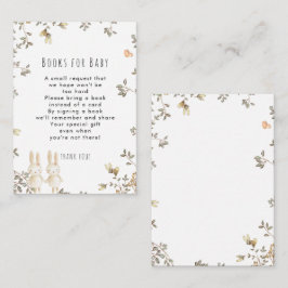 Recepción Libros de conejo para chicas gemelos para tarjeta 