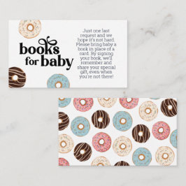 Recepción Libros de Donut para Tarjeta de Gabinete para Bebé