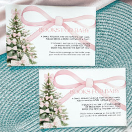 Recepción Libros de Invierno para Bebé Tarjeta Rosa