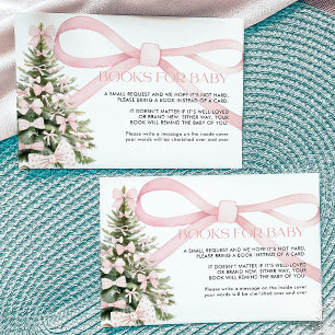 Recepción Libros de Invierno para Bebé Tarjeta Rosa