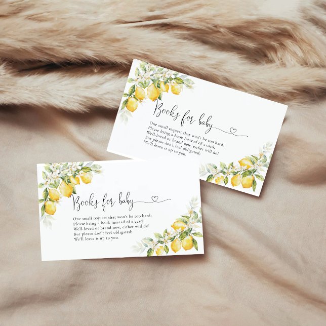 Recepción Libros de limón y vegetación para la tarjeta de en (Subido por el creador)