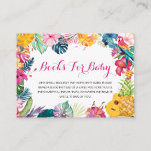 Libros de Luau Tropical para Tarjeta de Gabinete p