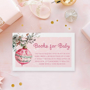 Recepción Libros de Navidades rosados para la tarjeta de ins
