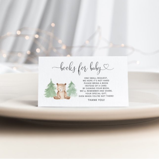 Recepción Libros de oso de Woodland para la tarjeta de cierr (Subido por el creador)