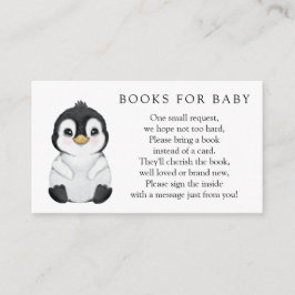 Recepción Libros de pingüino para la tarjeta de inscripción