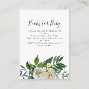 Recepción Libros de vegetación esmeralda para tarjeta de beb