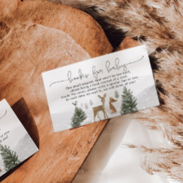 Recepción Libros de Winter Boho Woodland para Tarjeta de Gab