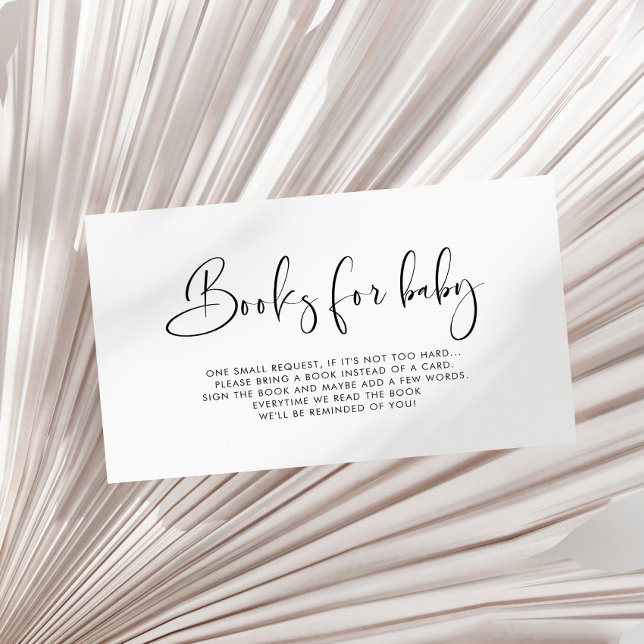 Recepción Libros elegantes y modernos para la tarjeta de beb (Subido por el creador)