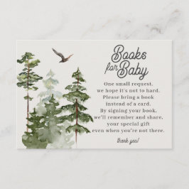 Recepción Libros forestales de Woodland para Tarjeta de Gabi