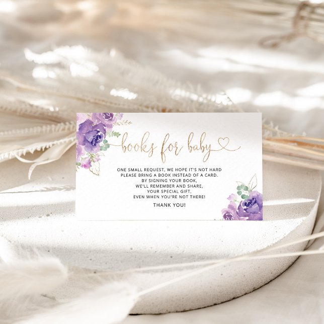 Recepción Libros morados de lilac para la tarjeta de cierre  (Subido por el creador)