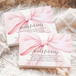 Recepción Libros para baby shower de bebé con tarjeta de inc