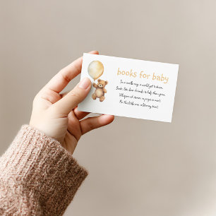 Recepción Libros para bebé lindo teddy solicitud tarjeta de 