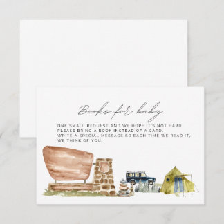 Recepción Libros para bebé, tarjeta de recinto Baby Shower, 