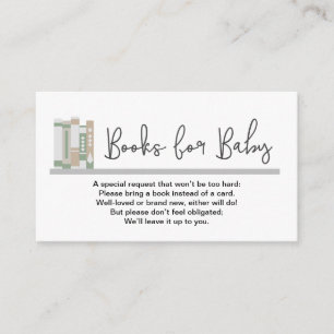 Recepción Libros para bebés en lugar de Tarjeta Neutral de G
