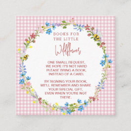 Recepción Libros Para La Pequeña Flor Silvestre - Tarjeta De