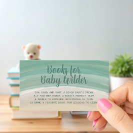 Recepción Libros para tarjeta de envoltorio de Baby Baby Sho