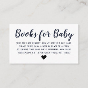 Recepción Libros para tarjeta de inscripción para bebés