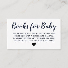 Recepción Libros para tarjeta de inscripción para bebés