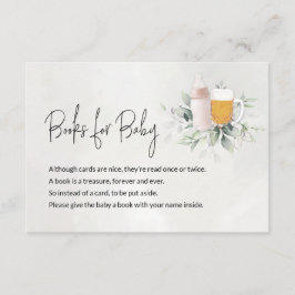 Recepción Libros para tarjeta de mensaje para bebé - Se está