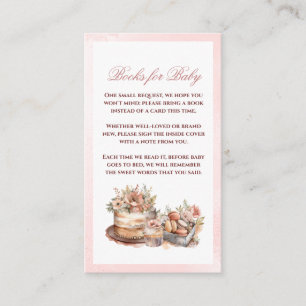 Recepción Libros para tarjeta de regalo de baby shower de Wa