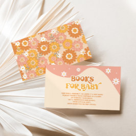 Recepción Libros retro de groovía para tarjeta de cierre de 