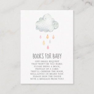 Recepción Lluvia Cloud Books para la Tarjeta de Alojamiento