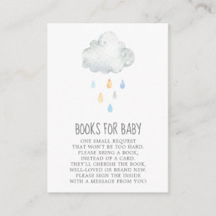 Recepción Lluvia Cloud Books para Tarjeta de Gabinete Baby B