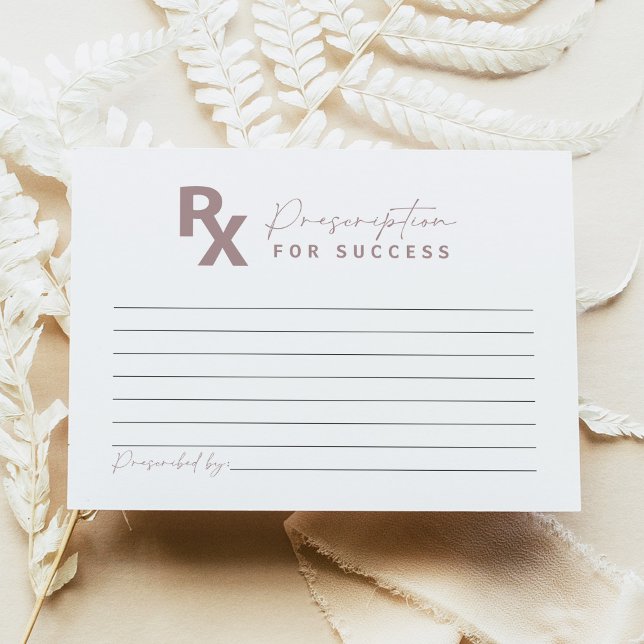 Recepción MAEVE Rosa Tarjeta de Consejos de Graduación para  (Subido por el creador)