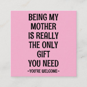 Recepción Mamá y abuela, dulce idea de regalo de la tarjeta
