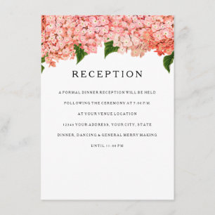 Recepción MODERNA banda ancha Vintage Hydrangea