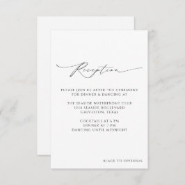 Recepción moderna de boda Minimalista