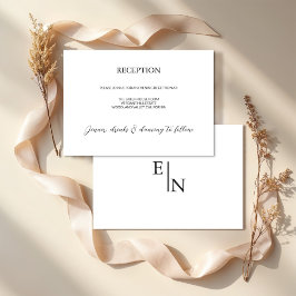 Recepción moderna de boda Minimalista