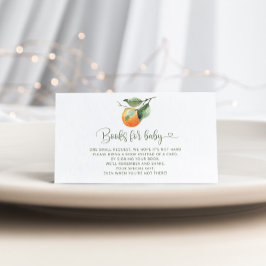 Recepción Naranja de cutie books para la tarjeta de cierre d