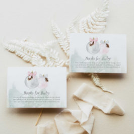 Recepción Navidades Libros de Chica Rosado para Tarjeta de A