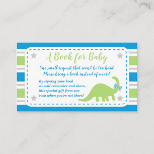 Recepción Niño Dinosaurio Baby Shower Trae Una Tarjeta De Li