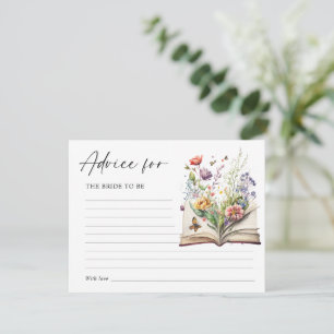 Recepción Nueva Tarjeta de Consejo de Libro Floral Capítulo
